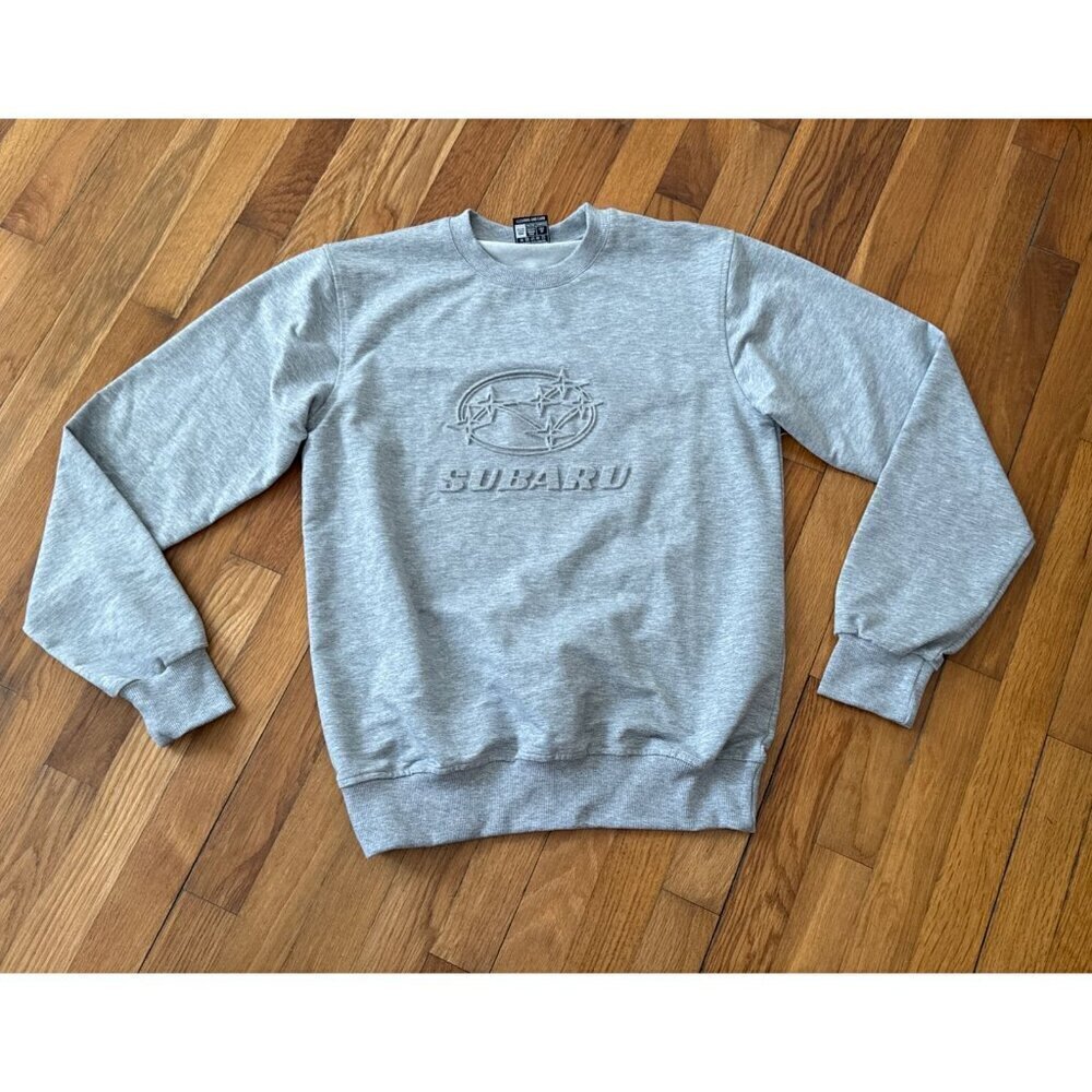Subaru Official Gear Sweater Men's Gray Size S